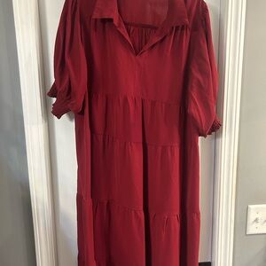 Umgee Red Maxi Dress